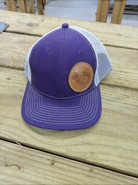 Classic Leather Patch - Kids Purple